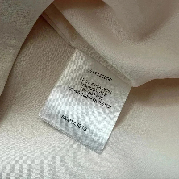 StyleStalker Cut Out Mini Short Dress Cream Women’s Size Small Pockets - Picture 14 of 16